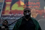 اهتزاز پرچم حرم حضرت اباعبدالله الحسین(ع) در شیراز