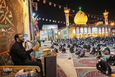 عزاداری شب شهادت امام رضا(ع) در حرم شاهچراغ(ع)
