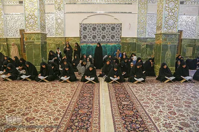 آیین ختم قرآن به نیت شهدای خدمت در اصفهان