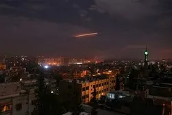 Syria Air Defenses Intercept Israeli Projectiles
