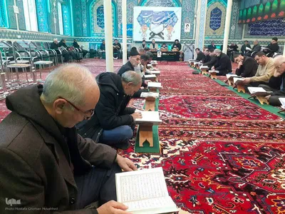محفل جزء خوانی قرآن کریم در اهر