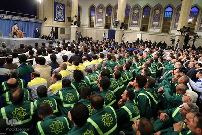 دیدار جمعی از کارگران سراسر کشور با رهبر انقلاب