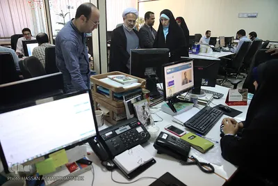 بازدید حجت الاسلام احمدی، رییس ستاد مرکزی پیاده روی اربعین از ایکنا