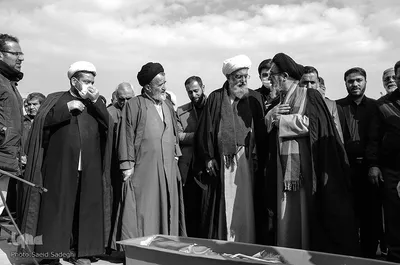 تشییع پیکر «فرهاد موذن» قاری قرآن در تبریز