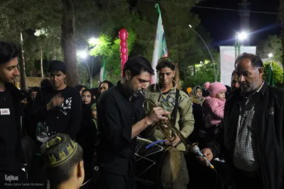 حال و هوای گلستان شهدای اصفهان در شب‌های حماسه و حضور