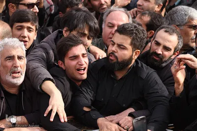 تشییع پیکر جنازه جانباختان حادثه قطار تبریز