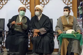 مراسم عمامه گذاری طلاب در اعیاد شعبانیه‎‎