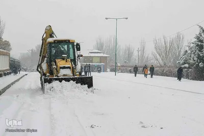 بارش سنگین برف در تبریز‎