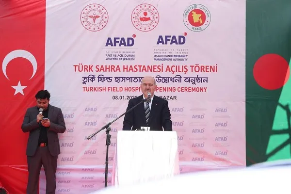 Türkiye Bangladeş’te Sahra hastanesini yeniden inşa ediyor