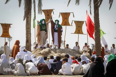 بازسازی واقعه غدیر خم در شادگان