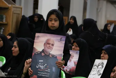 مراسم چهلمین روز شهادت شهید سردارسرلشکر مجید خادمی در حرم شاهچراغ(ع)
