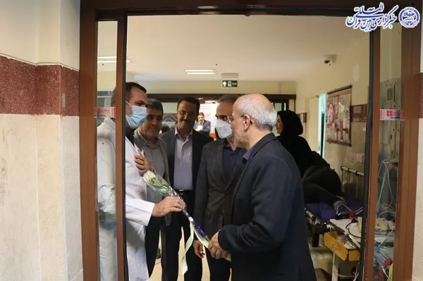 دیدار فرماندار بابلسر با پرستاران ،به مناسبت میلاد حضرت زینب کبری(ع) و روز پرستار