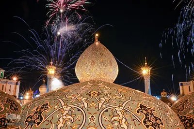 تحویل سال نو در حرم شاهچراغ(ع)