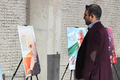 مراسم اربعین شهید سپهبد حاج قاسم سلیمانی در بیرجند