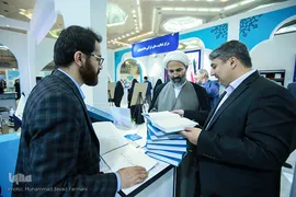 غرفه جهاد دانشگاهی و خبرگزاری ایکنا در سومین روز نمایشگاه قرآن