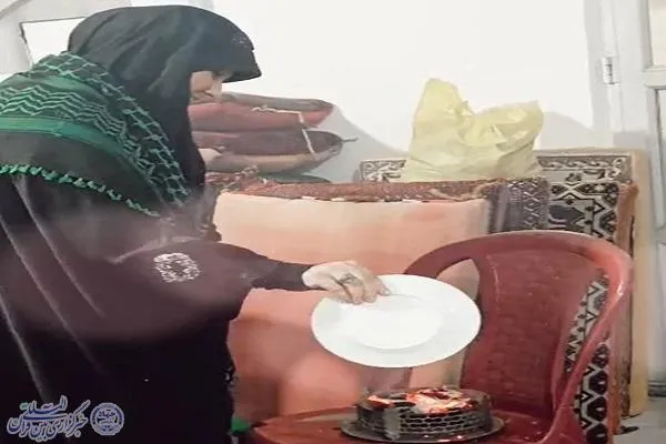 آیین استقبال از شهید گمنام در مسجد حضرت امیرالمؤمنین(ع) فرهنگ‌شهر بابل