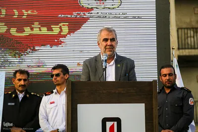 مانور آمادگی و مراسم پاسداشت آتشنشان داوطلب شیراز
