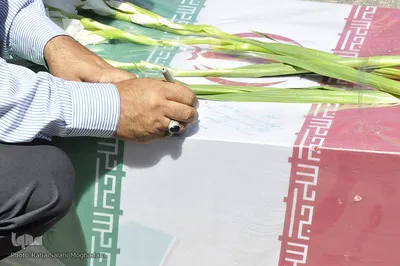 ورود پیکر سه شهید گمنام به خراسان جنوبی