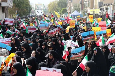 راهیپمایی همبستگی با مبارزان فلسطین در اراک