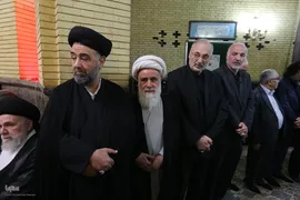 مراسم ختم همسر آیت الله سیستانی در تهران