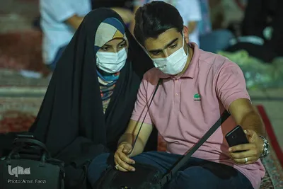 عزاداری شام شهادت امام جعفر صادق(ع) در حرم مطهر شاهچراغ(ع)