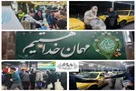 میزبانی بسیج شهرداری از روزه‌داران با افطاری ساده
