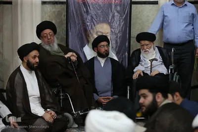 مراسم بزرگداشت آیت الله حسینی شاهرودی در مسجد اعظم قم