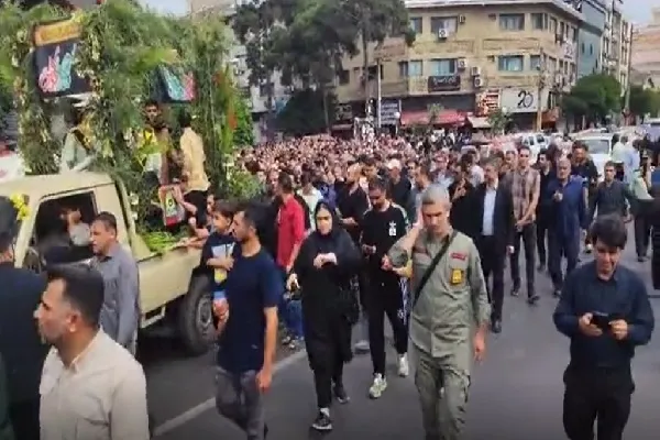 مراسم تشییع پیکر شهید «فرزین میرزاگل‌پور» در بابل برگزار شد + فیلم