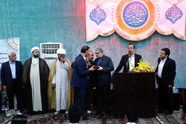 مراسم تجلیل از سه دهه فعالیت قرآنی حاج اصغر خانوردیلو