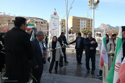 تجدید میثاق اعضای جهاددانشگاهی واحد اصفهان با شهدا