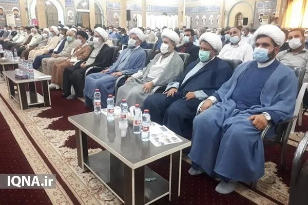آیین تکریم و معارفه امام جمعه شهر خورموج برگزار شد