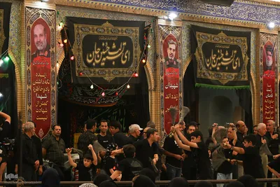 عزاداری ظهر تاسوعا زیر خیمه چندصدساله هارونیه اصفهان