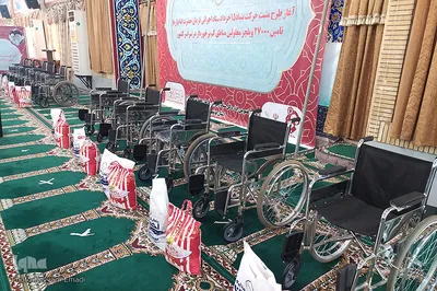 اهدای ۱۰۰ ویلچر به معلولان استان بوشهر