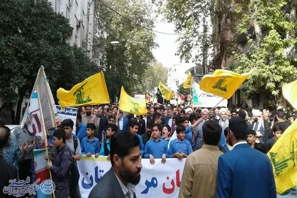 راهپیمایی سراسری یوم‌الله سیزدهم ابان ماه در ساری