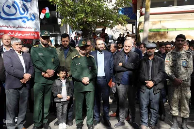 راهپیمایی روز ۱۳ آبان در شهرستان اهر