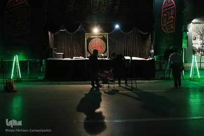 مشهد در شب شهادت حضرت فاطمه سلام الله علیها
