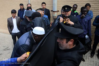 بازدید شرکت کنندگان سومین مراسم ملی بزرگداشت مجاهدان در غربت از آثار تاریخی دامغان