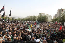 تشیع شهید آیت الله رئیسی و دو تن از همراهان در بیرجند