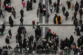 جشن پیروزی انقلاب اسلامی در میدان آزادی