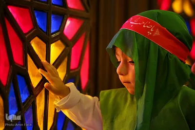 مراسم شیرخوارگان در حرم مطهر شاهچراغ(ع)