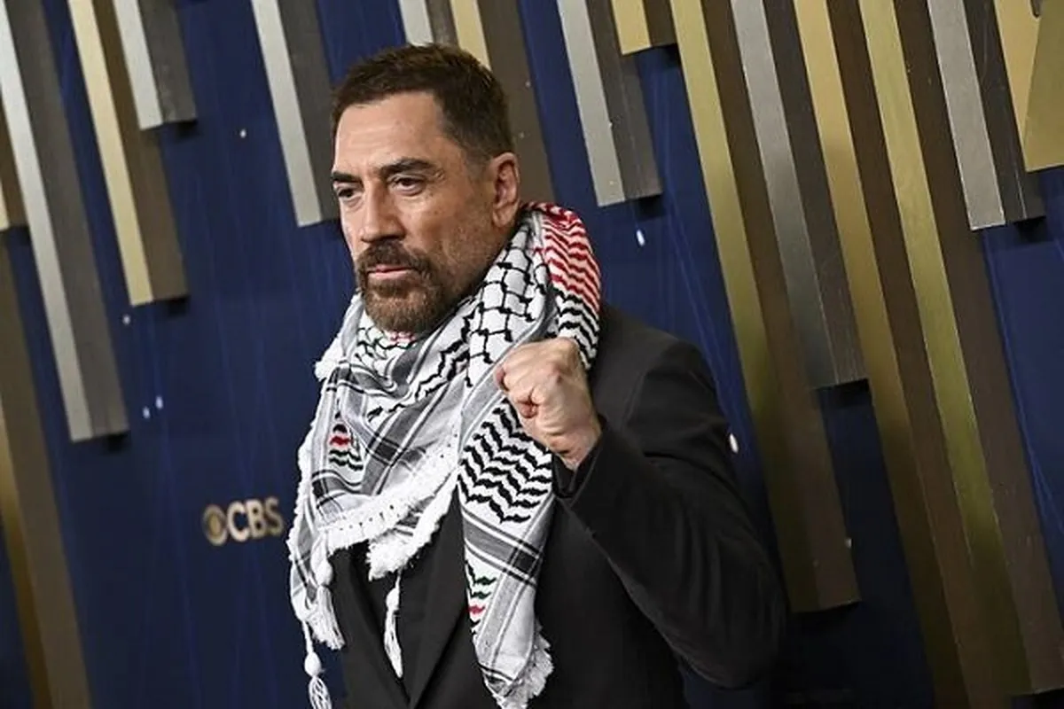 Spanish Actor Javier Bardem Voices Support for Palestine on Emmys Red Carpet  