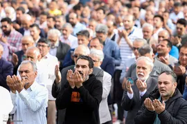 نماز عید سعید فطر در حرم حضرت عبدالعظیم(ع)