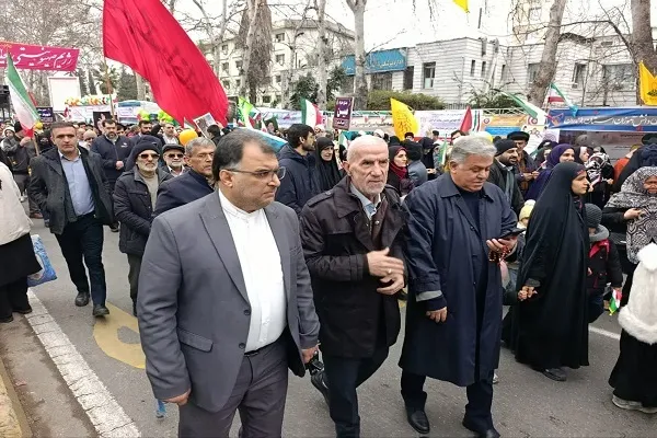 راهپیمایی جشن پیروزی انقلاب اسلامی در مرکز استان مازندران