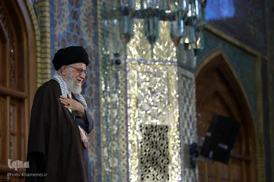 حضور و سخنرانی رهبر انقلاب در حرم مطهر رضوی

