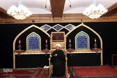 سخنرانی  حجت الاسلام و المسلمین مهدی حسن آبادی در مراسم عزاداری روز هشتم محرم حسینیه «ثارالله» شمیرانات