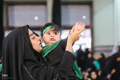 مراسم شیرخوارگان حسینی در حرم عبدالعظیم حسنی