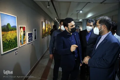 بازدید سعید خطیب زاده، سخنگوی وزارت امور خارجه از جشنواره ملی هنری «همام» 