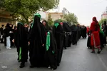 کاروان نمادین اسرای کربلا در قم