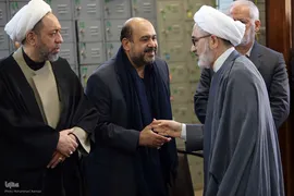 مراسم ترحیم مرحوم یعقوب منصوری پدر کریم منصوری قاری ممتاز و بین المللی کشور