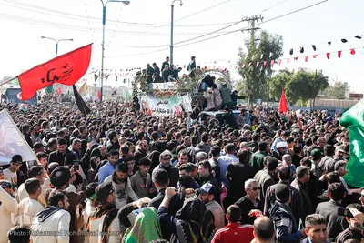 تشییع پیکر مطهر سپهبد شهید قاسم سلیمانی، سردار ایران در اهواز